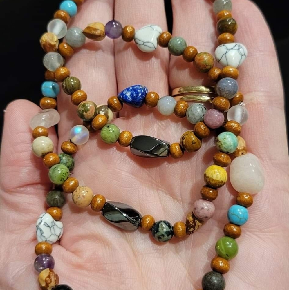 Handcrafted healing bracelets